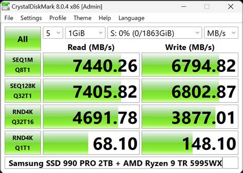 hard drive storage benchmarks